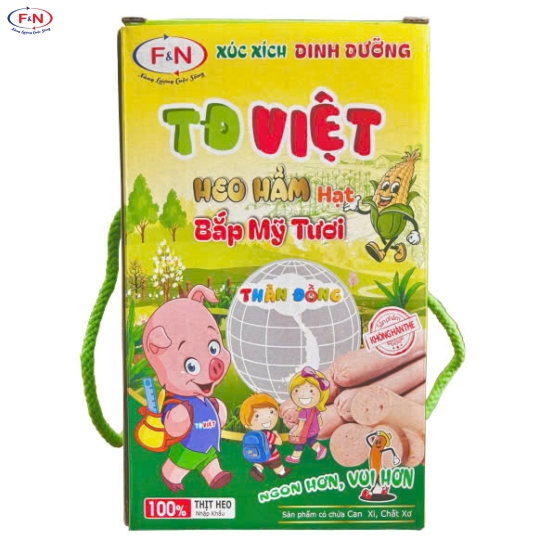 Hộp XX Heo DD Cao Cấp Bắp Mỹ Tươi 40gx30cây