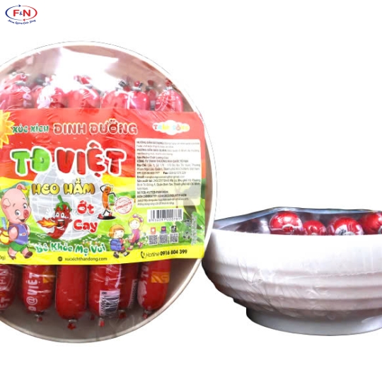 Tô / Đĩa XX Heo DD Cao Cấp TĐ Việt Hầm Ớt Cay 40gx15cây