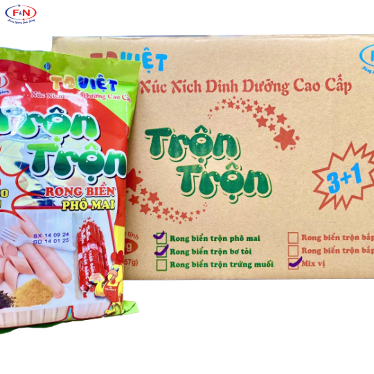 Thùng 20 túi Rong Biển Phô Mai =1.340g/thùng