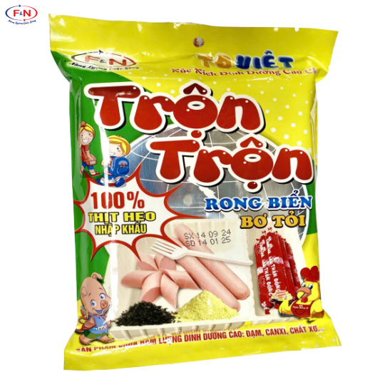 Túi 13g x 05 + 2 gói gia vi 5g = 57g/túi x20 túi =1.340g/thùng