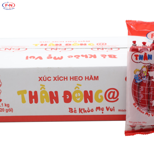 Túi Heo 21g x 05 cây = 105g/túi. Thùng 20 túi = 2.1 Kg / Khuyến mãi mua 10 tặng 1