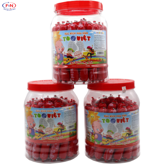 Hủ Heo 43g x 35 cây = 1505g/hủ. Thùng 12 hủ = 18.06 kg / Khuyến mãi mua 10 tặng 1