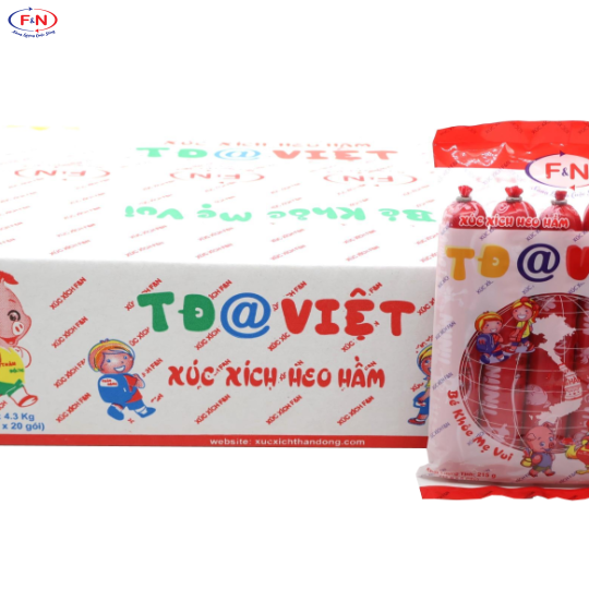 Túi Heo 43g x 05 cây = 215g/túi. Thùng 20 túi = 4.3 kg / Khuyến mãi mua 10 tặng 1
