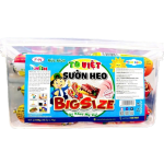 Xúc Xích TĐ Việt Sườn Heo BIG SIZE hộp nhựa lớn 70g x 30cây = 2100g