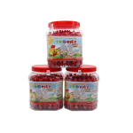 Hủ Gà 21g x 50 cây = 1050g/hủ. Thùng 12 hủ = 12.6 kg / Khuyến mãi mua 10 tặng 1