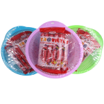 Rổ tròn Gà 21g x 5 cây x 5 túi = 525g/rổ. Thùng 10 rổ = 5.25 kg / Khuyến mãi mua 10 tặng 1