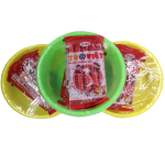 Thau Gà 21g x 5 cây x 5 túi = 525g/thau. Thùng 10 thau = 5.25 kg / Khuyến mãi mua 10 tặng 1